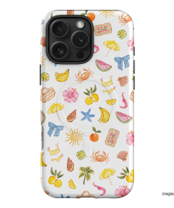 Summer Icons Printed Phone Cases iPhone 16 Pro Max / Armoured MagSafe by Cass Deller - The Dairy