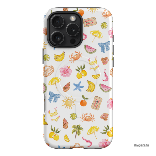 Summer Icons Printed Phone Cases iPhone 16 Pro Max / Armoured MagSafe by Cass Deller - The Dairy