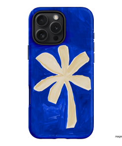 Bleu Palm Printed Phone Cases iPhone 16 Pro Max / Armoured by Charlie Taylor - The Dairy