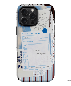 Call Memo Printed Phone Cases iPhone 16 Pro Max / Armoured by Jasmine Dowling - The Dairy
