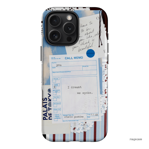 Call Memo Printed Phone Cases iPhone 16 Pro Max / Armoured by Jasmine Dowling - The Dairy