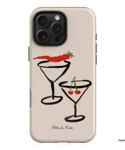 Chilli Cherry Printed Phone Cases by Phthalo Ruth - The Dairy