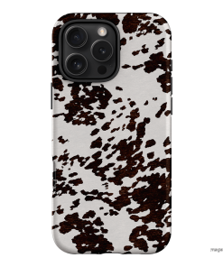 Cowhide Charm Printed Phone Cases iPhone 16 Pro Max / Armoured by The Dairy - The Dairy