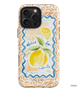 Dolce Far Niente Printed Phone Cases iPhone 16 Pro Max / Armoured by Cass Deller - The Dairy