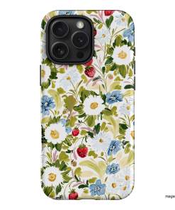 Garden Strawberries Printed Phone Cases iPhone 16 Pro Max / Armoured by Ellie Mae - The Dairy