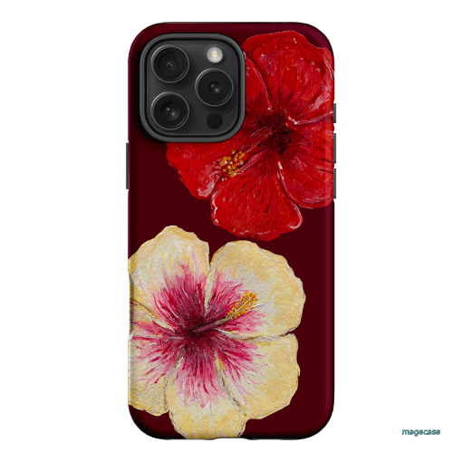 Hibiscus Flower Printed Phone Cases iPhone 16 Pro Max / Armoured by BG. Studio - The Dairy
