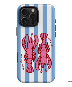 Lobster for Life Printed Phone Cases iPhone 16 Pro Max / Armoured by The Dairy - The Dairy