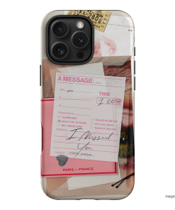 Missed Call Printed Phone Cases iPhone 16 Pro Max / Armoured by Jasmine Dowling - The Dairy