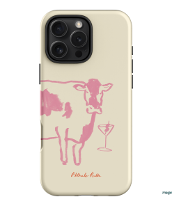 Mootini Pink Printed Phone Cases by Phthalo Ruth - The Dairy