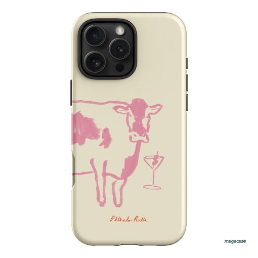 Mootini Pink Printed Phone Cases by Phthalo Ruth - The Dairy