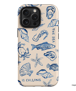 Sea Call Printed Phone Cases iPhone 16 Pro Max / Armoured by Cass Deller - The Dairy
