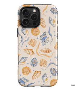 Shells & Swirls Printed Phone Cases by Cass Deller - The Dairy