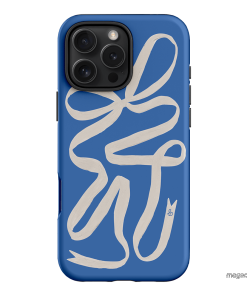 Something Blue Ribbon Printed Phone Cases iPhone 16 Pro Max / Armoured by Jasmine Dowling - The Dairy