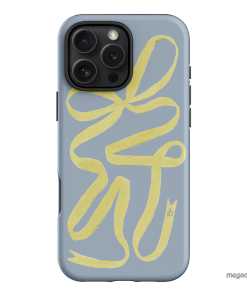 Sorbet Ribbon Printed Phone Cases iPhone 16 Pro Max / Armoured by Jasmine Dowling - The Dairy