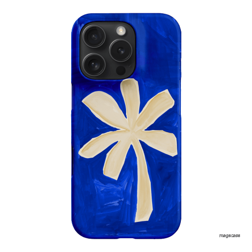 Bleu Palm Printed Phone Cases iPhone 16 Pro / Snap by Charlie Taylor - The Dairy