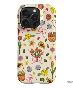 Bouquets & Bows Printed Phone Cases iPhone 16 Pro / Snap by BG. Studio - The Dairy
