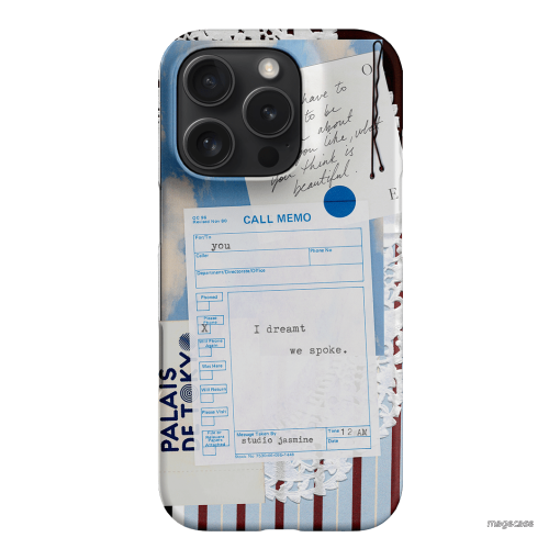 Call Memo Printed Phone Cases iPhone 16 Pro / Snap by Jasmine Dowling - The Dairy