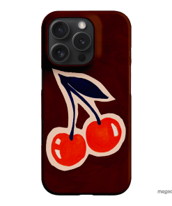 Cherries Printed Phone Cases iPhone 16 Pro / Snap by Studio Bon - The Dairy