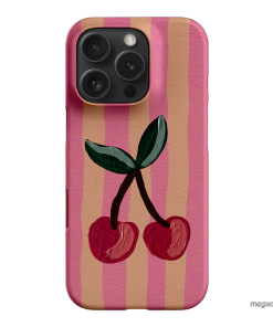 Cherry On Top Printed Phone Cases iPhone 16 Pro / Snap by Amy Gibbs - The Dairy