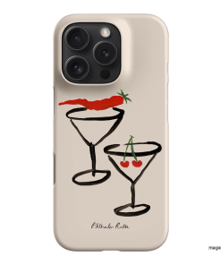 Chilli Cherry Printed Phone Cases by Phthalo Ruth - The Dairy
