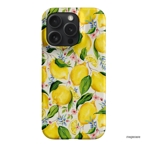 Citrus Lemon Printed Phone Cases iPhone 16 Pro / Snap by Ellie Mae - The Dairy