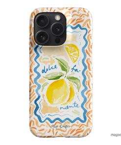 Dolce Far Niente Printed Phone Cases iPhone 16 Pro / Snap by Cass Deller - The Dairy