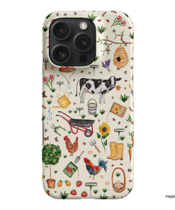 Farm Stay Printed Phone Cases iPhone 16 Pro / Snap by BG. Studio - The Dairy