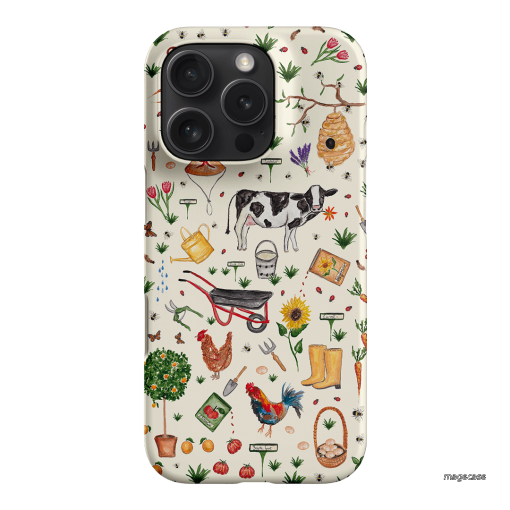 Farm Stay Printed Phone Cases iPhone 16 Pro / Snap by BG. Studio - The Dairy