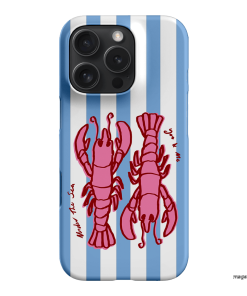 Lobster for Life Printed Phone Cases iPhone 16 Pro / Snap by The Dairy - The Dairy