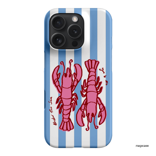 Lobster for Life Printed Phone Cases iPhone 16 Pro / Snap by The Dairy - The Dairy