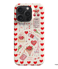 Love Note Printed Phone Cases iPhone 16 Pro / Snap by BG. Studio - The Dairy