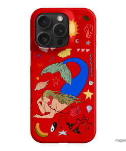 Mermaid Salad Scarlet Printed Phone Cases iPhone 16 Pro / Snap by Easty Beasty - The Dairy