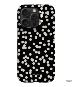 Mini Confetti Noir Printed Phone Cases iPhone 16 Pro / Snap by Veronica Tucker - The Dairy