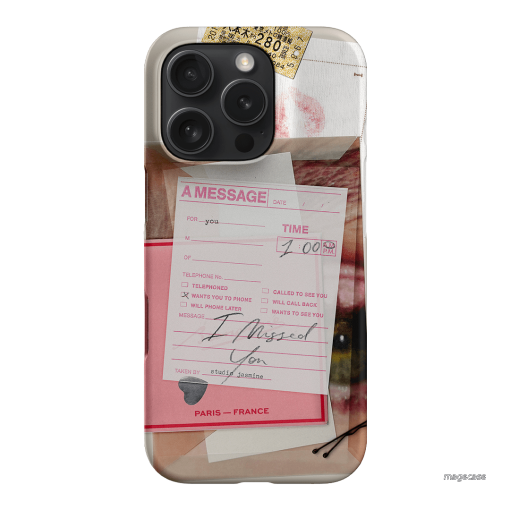 Missed Call Printed Phone Cases iPhone 16 Pro / Snap by Jasmine Dowling - The Dairy