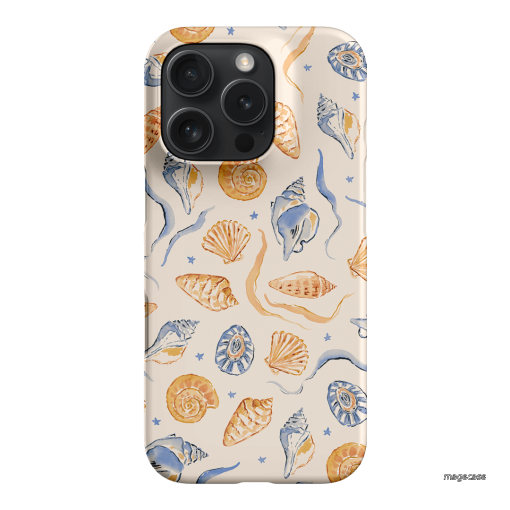 Shells & Swirls Printed Phone Cases by Cass Deller - The Dairy