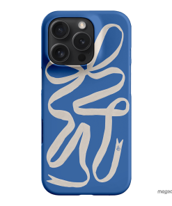 Something Blue Ribbon Printed Phone Cases iPhone 16 Pro / Snap by Jasmine Dowling - The Dairy