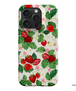 Strawberry Patch Printed Phone Cases iPhone 16 Pro / Snap by Ellie Mae - The Dairy