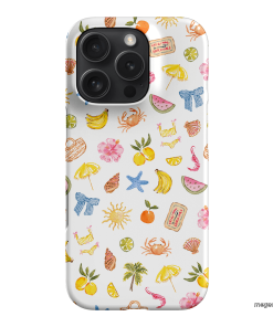 Summer Icons Printed Phone Cases iPhone 16 Pro / Snap by Cass Deller - The Dairy
