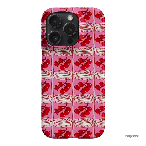 Tinned Tomatoes Printed Phone Cases iPhone 16 Pro / Snap by The Dairy - The Dairy