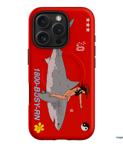 1800-Busy Rn in Red Printed Phone Cases iPhone 16 Pro / Armoured MagSafe by Easty Beasty - The Dairy