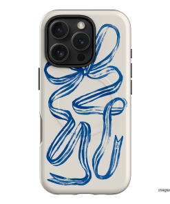 Bowerbird Ribbon Printed Phone Cases iPhone 16 Pro / Armoured MagSafe by Jasmine Dowling - The Dairy
