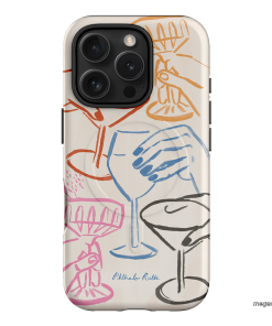 Cheers Multi Printed Phone Cases iPhone 16 Pro / Armoured MagSafe by Phthalo Ruth - The Dairy