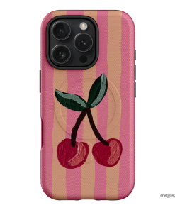 Cherry On Top Printed Phone Cases iPhone 16 Pro / Armoured MagSafe by Amy Gibbs - The Dairy