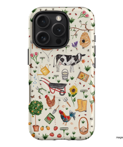Farm Stay Printed Phone Cases iPhone 16 Pro / Armoured MagSafe by BG. Studio - The Dairy