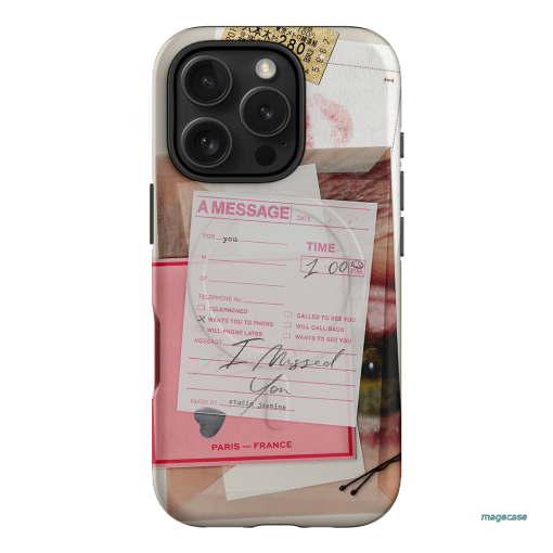 Missed Call Printed Phone Cases iPhone 16 Pro / Armoured MagSafe by Jasmine Dowling - The Dairy
