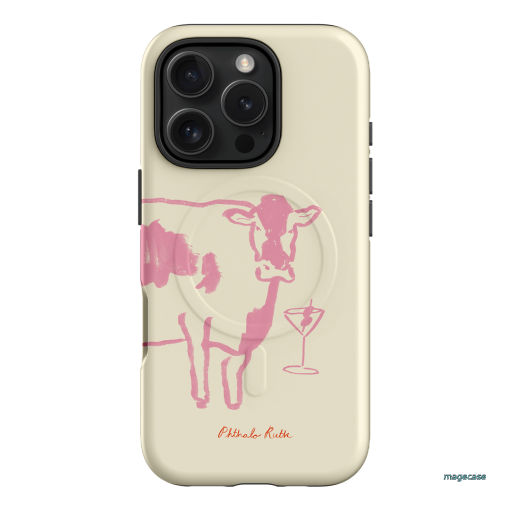 Mootini Pink Printed Phone Cases by Phthalo Ruth - The Dairy