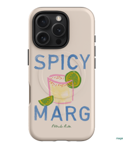 Spicy Marg Printed Phone Cases iPhone 16 Pro / Armoured MagSafe by Phthalo Ruth - The Dairy