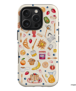 Sunday Breakfast Printed Phone Cases iPhone 16 Pro / Armoured MagSafe by BG. Studio - The Dairy