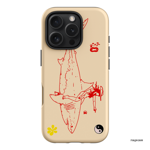 1800-Busy-Rn in Cream Printed Phone Cases iPhone 16 Pro / Armoured by Easty Beasty - The Dairy