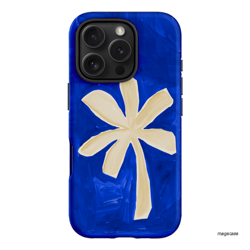 Bleu Palm Printed Phone Cases iPhone 16 Pro / Armoured by Charlie Taylor - The Dairy